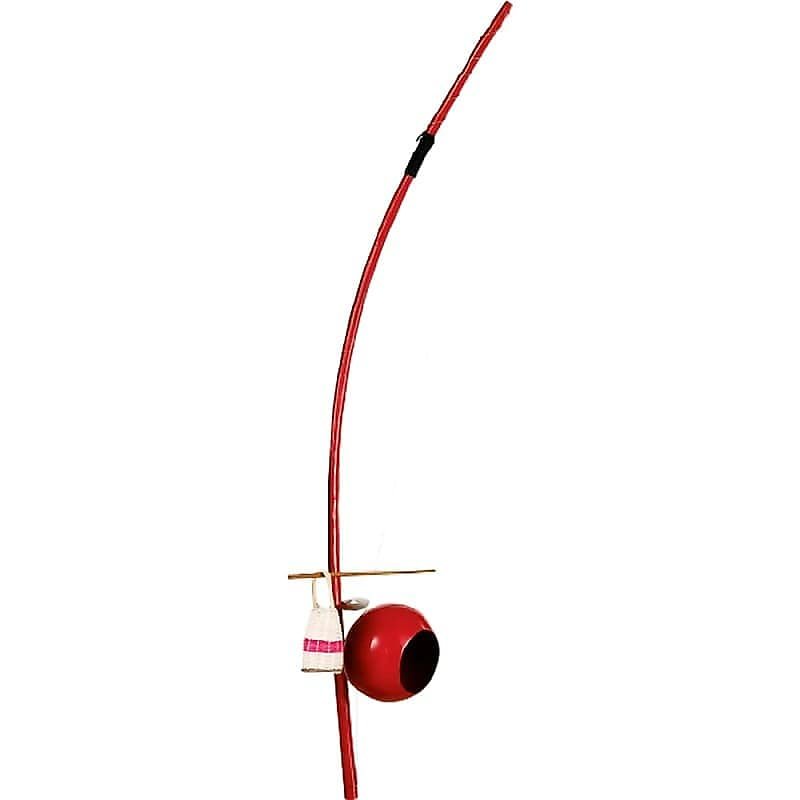Berimbau de fibra de vidrio premium Meinl BE1R en rojo
